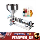 30W Pneumatic Liquid Filling Machine 50-500ml Semi-auto Paste Liquid Filler