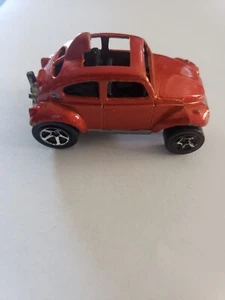 Hot Wheel 1983 BAJA VW BUG Metallic Orange 5 Spoke Wheels w/Red Lines 1:64 - Picture 1 of 6