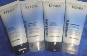 Kenra 4pc: Moisture Shampoo Conditioner 1.7 oz each travel sizes - Picture 1 of 3