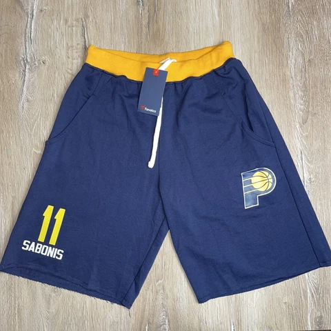 Fanatics Mens Indiana Pacer Sabonis Basketball Short SZ Med Cover