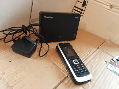 YEALINK W52P  VoIP Dect   BASE with UK power supply PLUS HANDSET  ONLY - Image 1 of 4