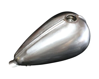 RIBBED Custom Chopper gas tank high tunnel single screw in cap - Image 1 of 4