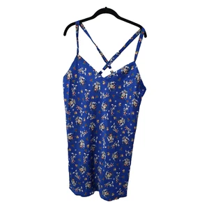 Looney Tunes Vintage Satin Nightgown Womens Plus 2x Bugs Bunny Tasmanian Devil - Picture 1 of 10