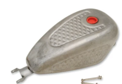 Drag Specialties - 0701-0836 - Tanque de Gas Personalizado, Carburado - Patrón Diamante... Foto 1 de 3