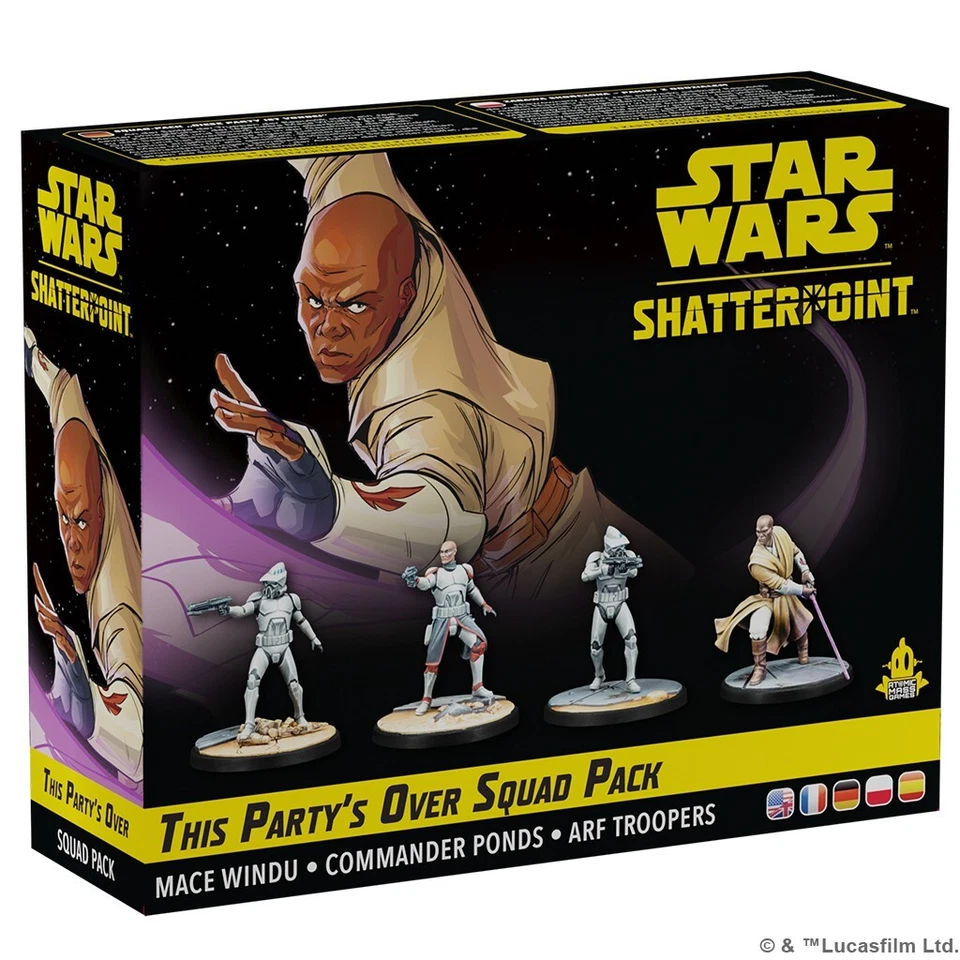 This Party's Over Squad Pack Mace Windu Star Wars Shatterpoint - Image 1 of 1