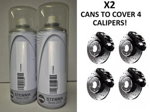 PINTURA AEROSOL PINZA FRENO NEGRA ALTA TEMPERATURA STEMMA® X2 - Imagen 1 de 8