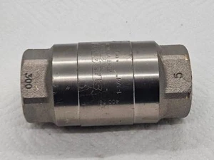 Strataflo 1-1/4" Buna-S Poppet Nickel-Plated Bronze Check Valve, No. 2330 - Picture 1 of 6