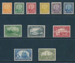 Canada Scott #149-59 (11 Stamps) FVF Centering (Mint Hinged) SCV: $750.00 - Picture 1 of 2