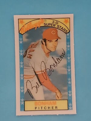 1979 Kellogg's 3-D Superstars Bill Bonham Cincinnati Reds #31 ⚾ - Image 1 of 2