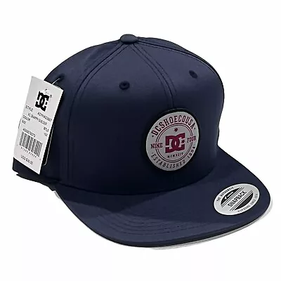 DC Shoes Snappy Guilder Hombres Snapback Sombrero Ala Plana Azul Ajuste Ajustable OS Nuevo Foto 1 de 4