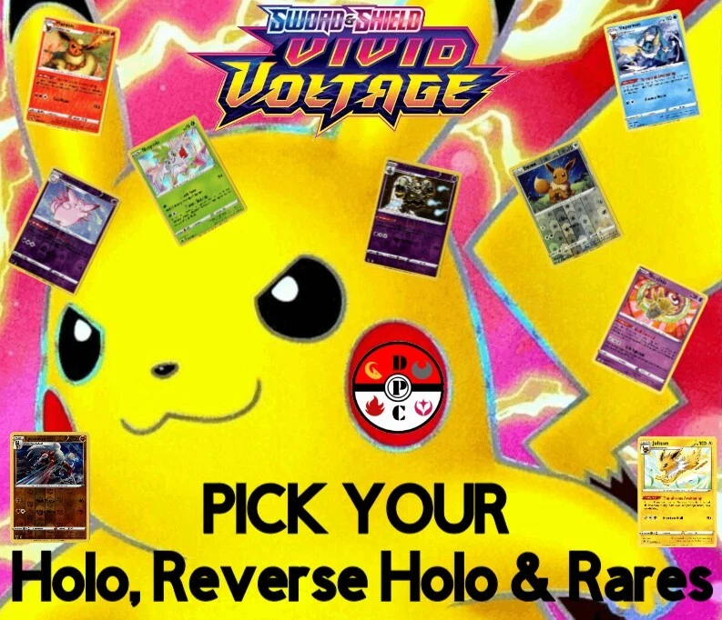 Pokemon Vivid Voltage Pick Your Cards Holo, Reverse Holo & Rares Pack Fresh!!! - Image 1 of 1