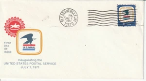 1396 July 1 1971 Postal Service FDC First Day Pleasantville New York - Picture 1 of 1