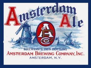 AMSTERDAM BRAUEREI BIER ETIKETT T-SHIRT AMSTERDAM NY SMALL BIS XXXLARGE (F) - Bild 1 von 1