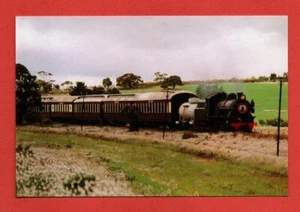 Au STEAM TRAIN W901 postcard MINVALARA SA tourist locomotive Peterborough rail - Picture 1 of 2