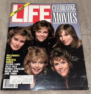 Life Magazine May 1986 Jessica Lange Sally Field Jane Fonda Goldie Hawn - Foto 1 di 3