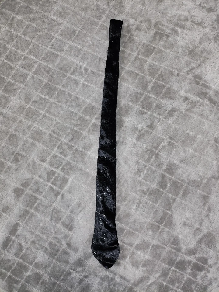 BRIONI Necktie Men's 100% Pure Silk LUXURY Tie Sparkles Black - Image 1 of 4