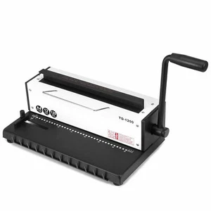 34Holes 3:1 Punching Binding Machine Binder Puncher All Steel Metal Wire - Picture 1 of 5