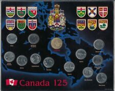 1992; Kanada Münzen "125 Jahre Jub. Kanada Staatenbund" HP5304