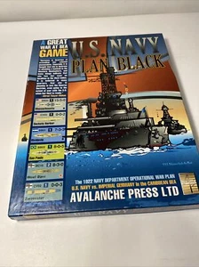Avalanche Press U.S. Navy Plan Juego de Mesa Negro-Caja Abierta/Sin Perforar - Imagen 1 de 9