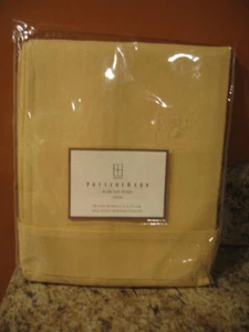 Pottery Barn Wide Tab Drape Rideau 44x84 with Pole Pocket NEW Yellow Curtain - Picture 1 of 4