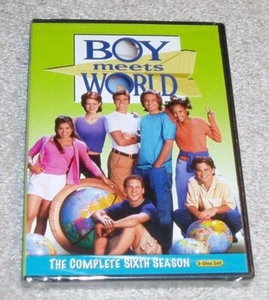 Boy Meets World The Complete Sixth Season DVD Set 6 BRAND NEW FACTORY SEALED - Picture 1 of 1