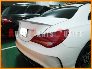 13-18 Mercedes-Benz W117 CLA180 CLA200 CLA250 UNPAINTED D-Type Trunk Spoiler Lip - Picture 1 of 4