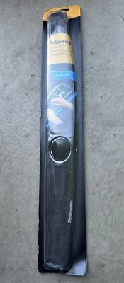 Fellowes Gel Crystals Keyboard Wrist Rest Black 91437 - Image 1 of 2