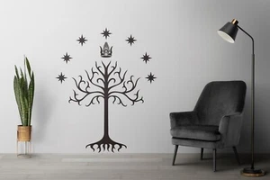 Tree of Gondor Lord of the Rings LOTR Decal Vinyl Car Window Wall Decal Sticker - Picture 1 of 2