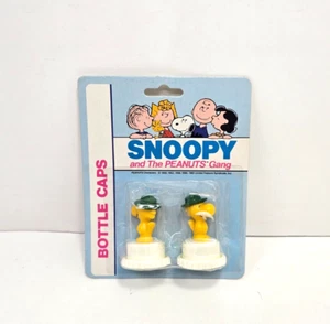 Tapas de botella vintage de Snoopy and The Peanuts Gang Characters 1965 nuevas y selladas - Imagen 1 de 4