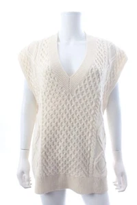 Chaleco/crema de lana tejido con cable de gran tamaño The Frankie Shop - Imagen 1 de 5