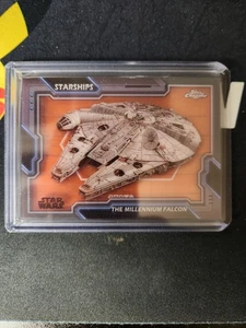 2024 Topps Chrome Star Wars Millennium Falcon Starship Blueprint /25 - Picture 1 of 2