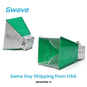 Broadband Waveguide Horn Antenna, 1GHz to 18 GHz with 11 dBi Gain, N Female - Picture 1 of 11