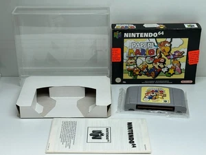 Juego Nintendo 64 N64 - Paper Mario - EMBALAJE ORIGINAL - PAL - Coleccionista - ¡EXCELENTE! ⚡LISTO PARA FLASH⚡ - Imagen 1 de 19