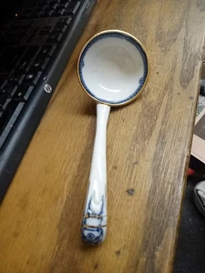 Burgess & Leigh Hamilton Flow Blue 7" Sauce Ladle - Picture 1 of 4