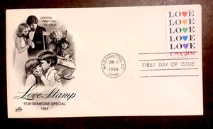 U.S. LOVE STAMP "FOR SOMEONE SPECIAL" FDC SC#2072 ARTCRAFT CACHET UA SINGLE - Picture 1 of 2