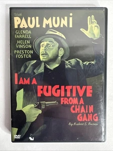 I Am a Fugitive from a Chain Gang (1932 DVD)  Paul Muni  OUT OF PRINT Tested - Picture 1 of 3