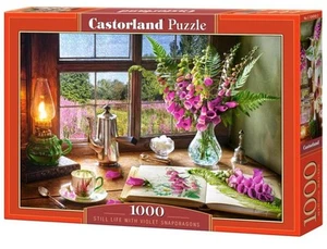 Puzzle 1000 Pezzi Natura Morta con Viola CASTOR - Photo 1/1