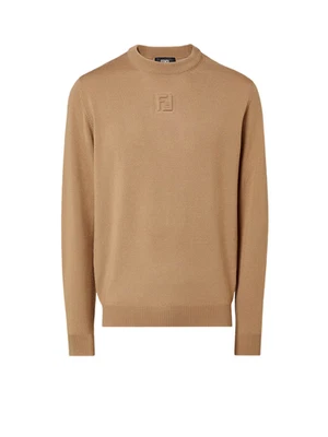 FENDI $1000 Brown Wool Sweater New & Authentic - Image 1 of 2