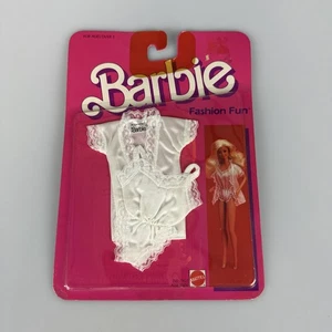 Barbie Doll 1984 Moda Divertida Lencería Blanca NIGHTY SET Mattel, #7903 - Imagen 1 de 2