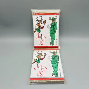 Invitaciones de fiesta de Navidad Swanky vintage 16 en total - Imagen 1 de 7