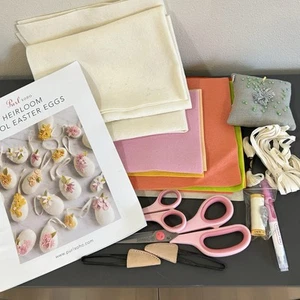 Purl Soho Heirloom Wool Easter Eggs Sewing Kit Craft Embroidery Applique +Extras - Picture 1 of 13