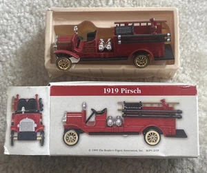 VTG 1999 Readers Digest Inc. DIE-CAST 1919 PIRSCH FIRE TRUCK  By High Speed  - Picture 1 of 3