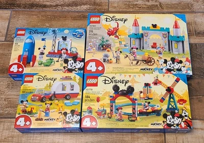 乐高迪士尼套装 10774 10777 10778 10780 米奇米妮高飞唐纳德全新 — 第 1/2 张图片