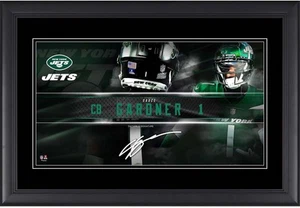 Sauce Gardner New York Jets Framed 10" x 18" Player Nameplate Collage - Picture 1 of 1