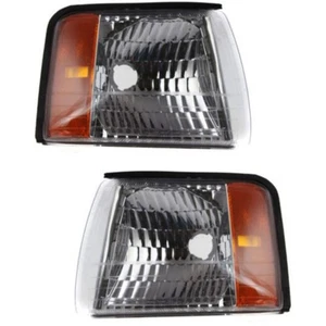 Corner Light For 97-99 Cadillac DeVille Set of 2 Left & Right Side Incandescent - Picture 1 of 12