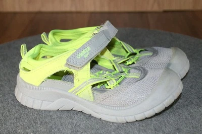 Sandalias OSH KOSH para niños pequeños talla 8 punta cerrada verde agua/gris playa B'gosh Foto 1 de 4