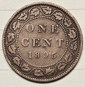 1895 Canada Large Cent - Picture 1 of 2