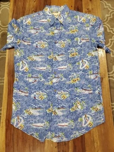 Coastal Brand Hawaiian Shirt Men's M SLIM FIT New Without Tags - Picture 1 of 10