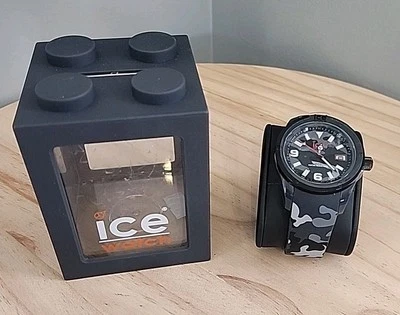 ICE - RELOJ Hombre 44mm Tricolor Gris Camuflaje Goma Cuarzo Foto 1 de 4