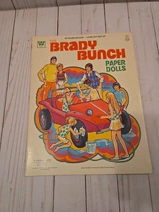 MINT Vtg 1976 Orig Uncut The Brady Bunch Paper Dolls Book ABC TV Show - Picture 1 of 7